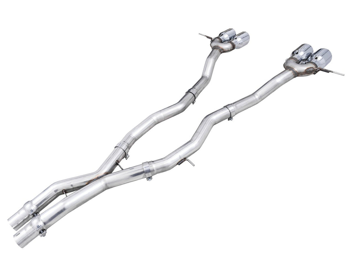 AWE Track Edition Catback Exhaust for BMW G8X M3/M4 - Chrome Silver Tips image 7