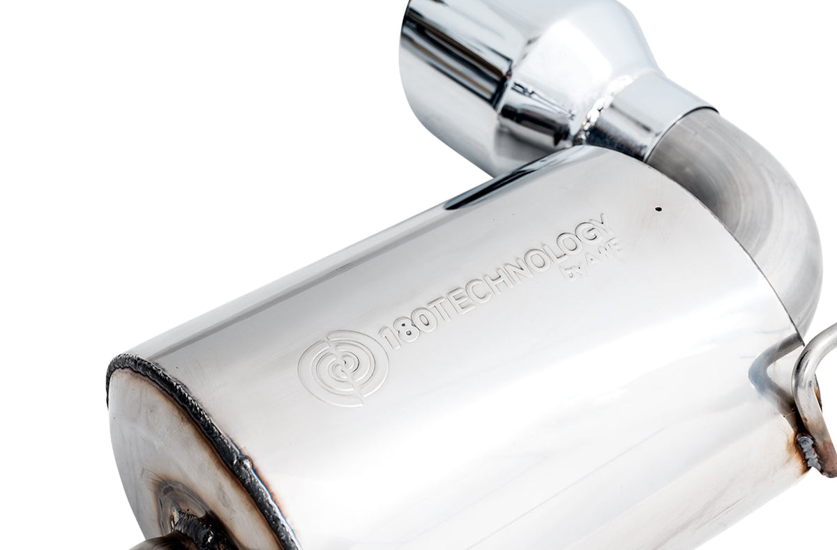 AWE Resonated Touring Edition Exhaust for A90 Supra - 5" Chrome Silver Tips image 7