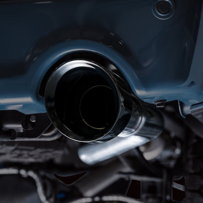 AWE 0FG Resonated Catback for '21+ Ford F-150 Tremor (With Bumper Cutouts) - Diamond Black Tips image 5