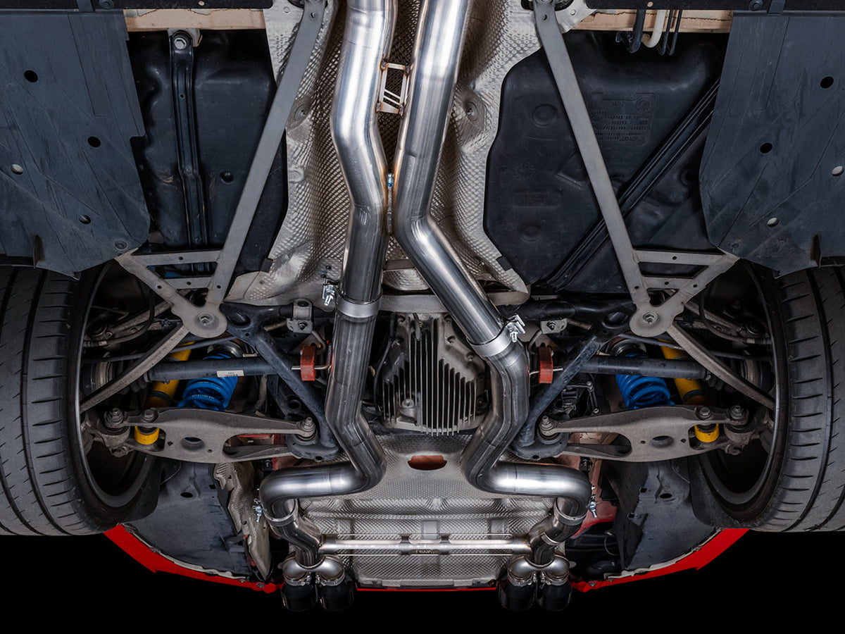 AWE Track Edition Catback Exhaust for BMW F8X M3/M4 - Diamond Black image 3