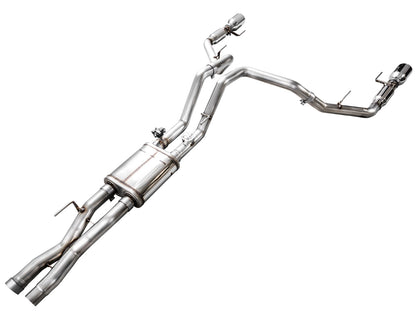 AWE SwitchPath™ Exhaust for Gen 3 Raptor - Chrome Silver Tips image 10