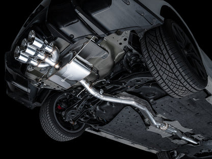 AWE Touring Edition Exhaust for DE5 Integra Type-S - Triple Chrome Silver Tips image 2