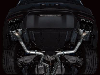 AWE Track Edition Exhaust for S650 Ford Mustang GT Fastback - Quad Diamond Black Tips image 11