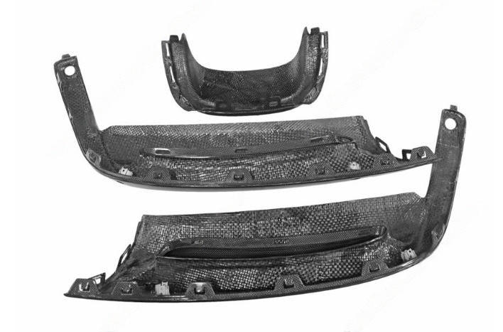 Carbon Fiber Carbon Fiber Rear Diffuser Assembly - Porsche 981 Boxster/Cayman