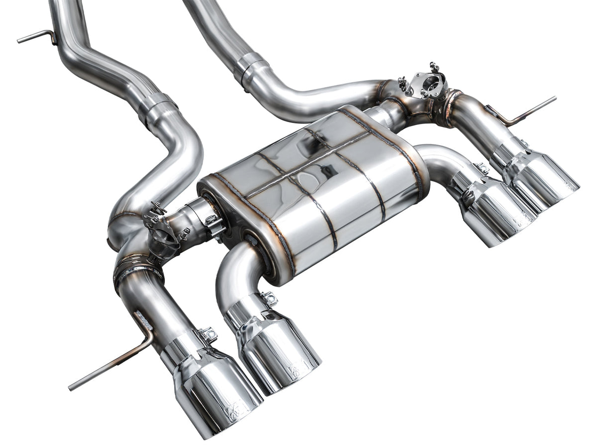 AWE SwitchPath™ Exhaust for BMW G87 M2 - Chrome Silver Tips image 12