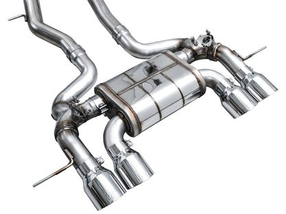 AWE SwitchPath™ Exhaust for BMW G87 M2 - Chrome Silver Tips image 12