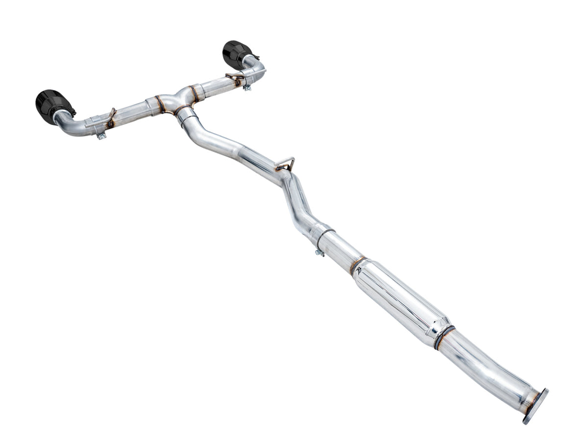AWE Track Edition Exhaust for Subaru BRZ / Toyota GR86 / Toyota 86 / Scion FR-S - Diamond Black Tips image 8