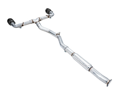 AWE Track Edition Exhaust for Subaru BRZ / Toyota GR86 / Toyota 86 / Scion FR-S - Diamond Black Tips image 8