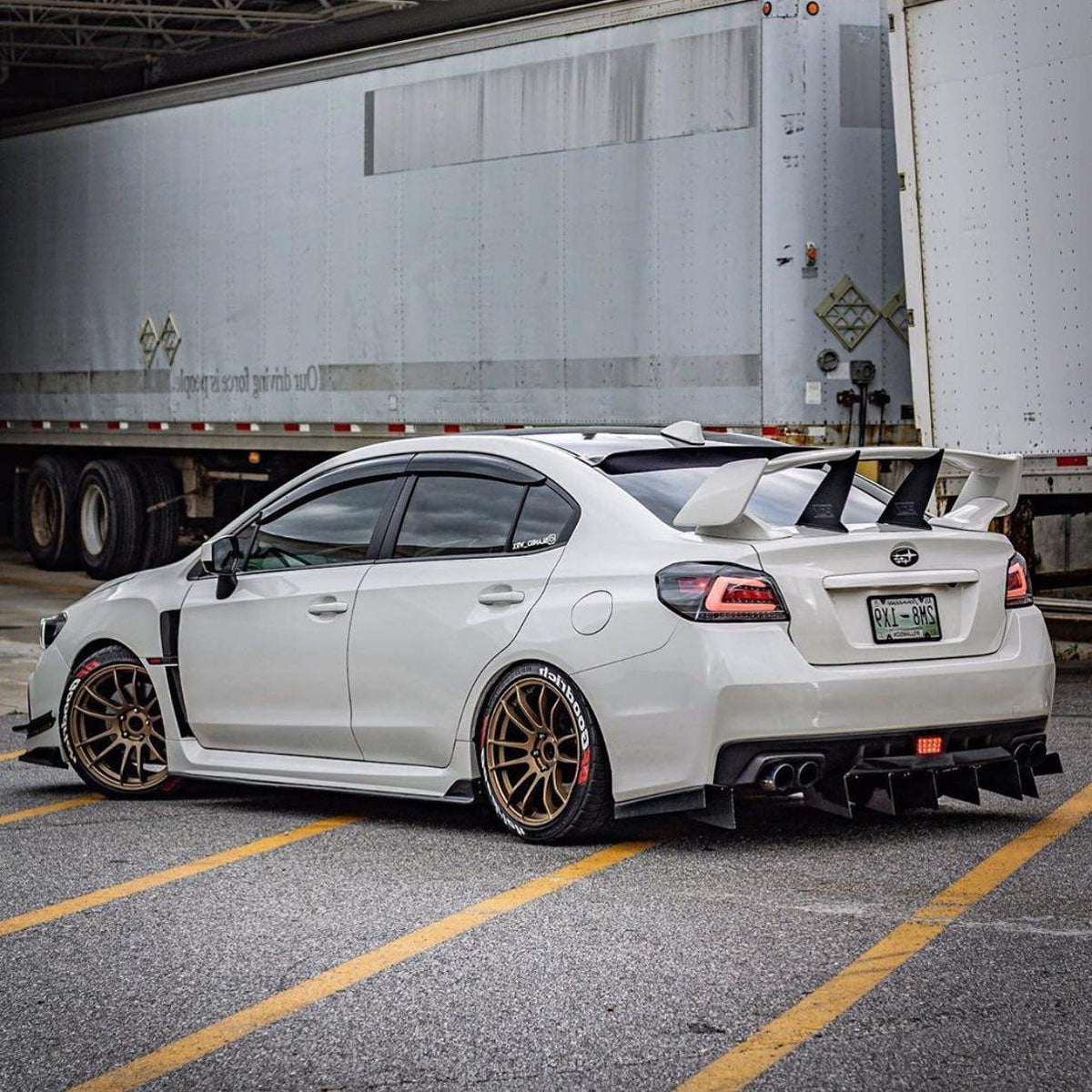 2015-21 Subaru WRX | STi Window Visors Wind Deflectors Rain Guards image 5