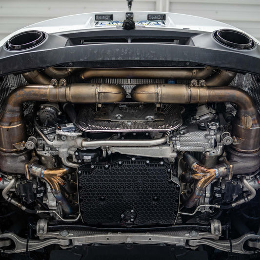 Porsche 992 Twin Turbo / Twin Turbo S Helical Valvetronic Titanium Exhaust System (2021+)