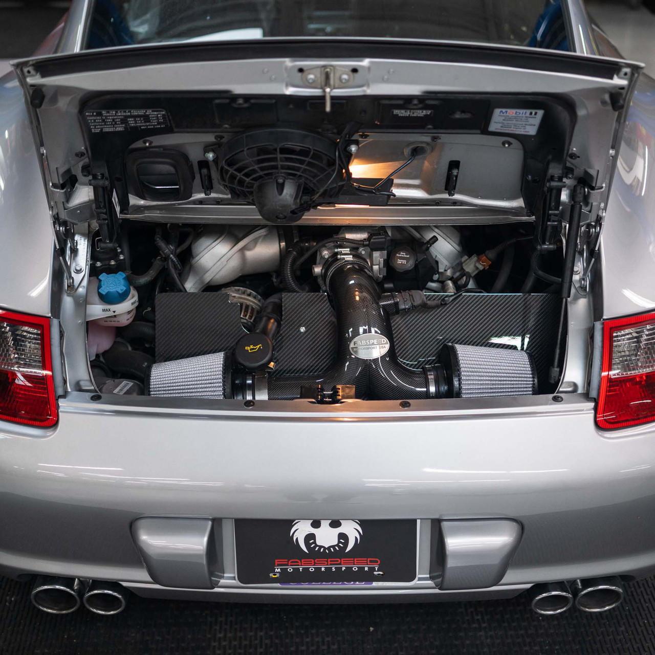 Fabspeed Porsche 997 Carrera Carbon Fiber Competition Air Intake System (2005-2008)