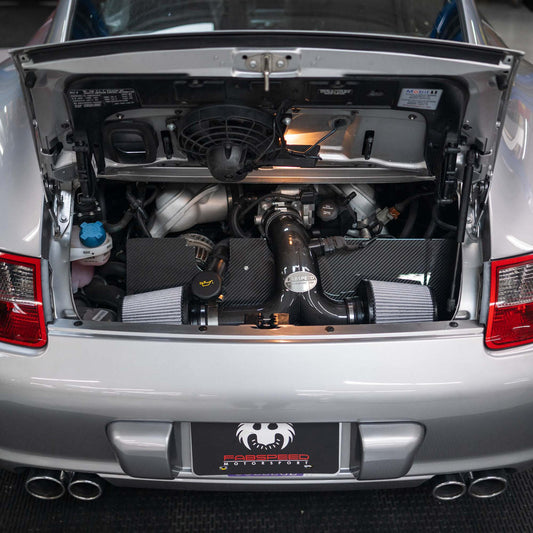 Fabspeed Porsche 997 Carrera Carbon Fiber Competition Air Intake System (2005-2008)