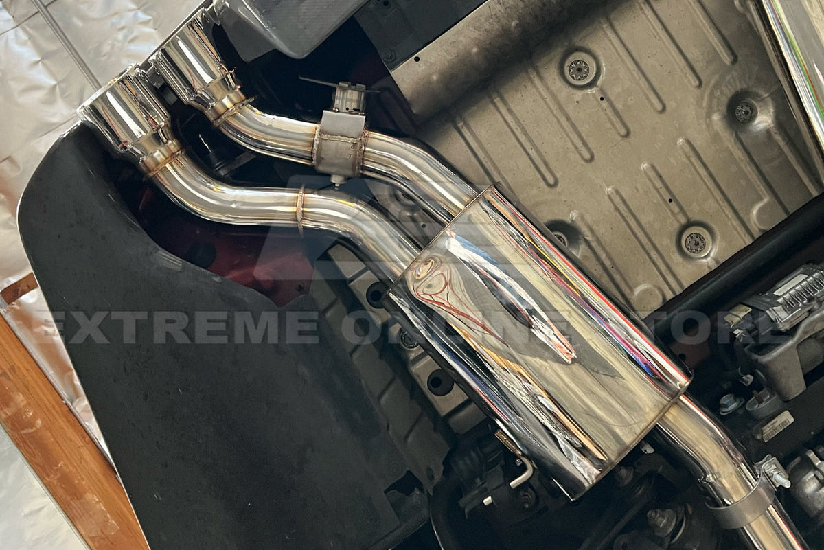 2016-19 Cadillac CTS-V Dual-Mode Mufflers Axle-Back Exhaust System image 9