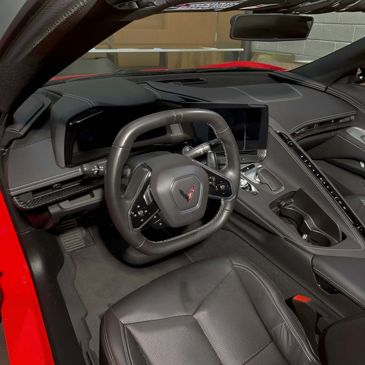 Corvette C8 DRY CARBON FIBER Dash Trim image 3