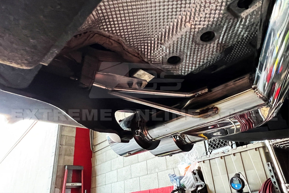 2014-2021 Porsche Macan Muffler Delete Axle Back Quad Tips Exhaust image 3