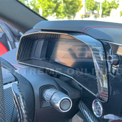 Corvette C8 DRY CARBON FIBER Gauge Cluster Cover image 8