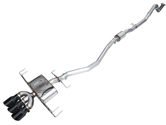 AWE Touring Edition Exhaust for DE5 Integra Type-S - Triple Diamond Black Tips image 1