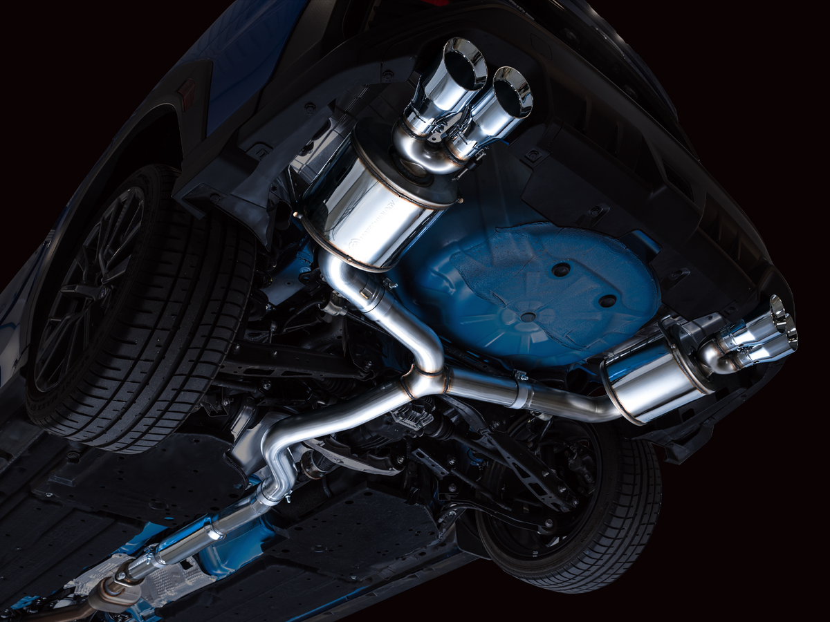 AWE Touring Edition Exhaust for VB Subaru WRX - Chrome Silver Tips image 9