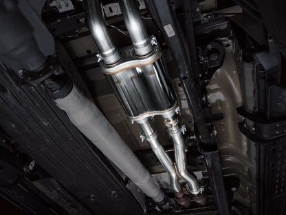 AWE SwitchPath™ Exhaust for Gen 3 Raptor R - Diamond Black Tips image 10