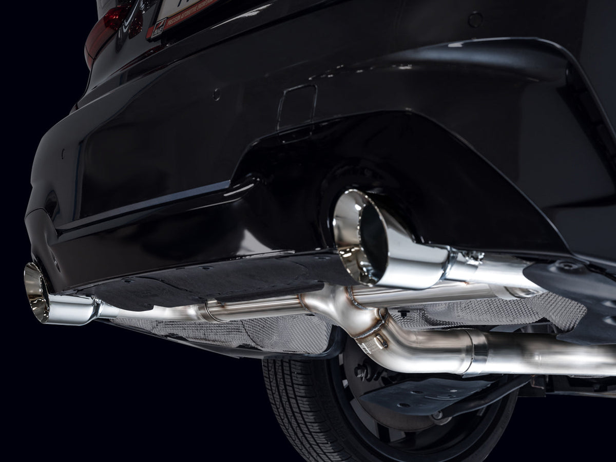 AWE Track Edition Axleback Exhaust for BMW G2X 330i/430i - Chrome Silver image 2