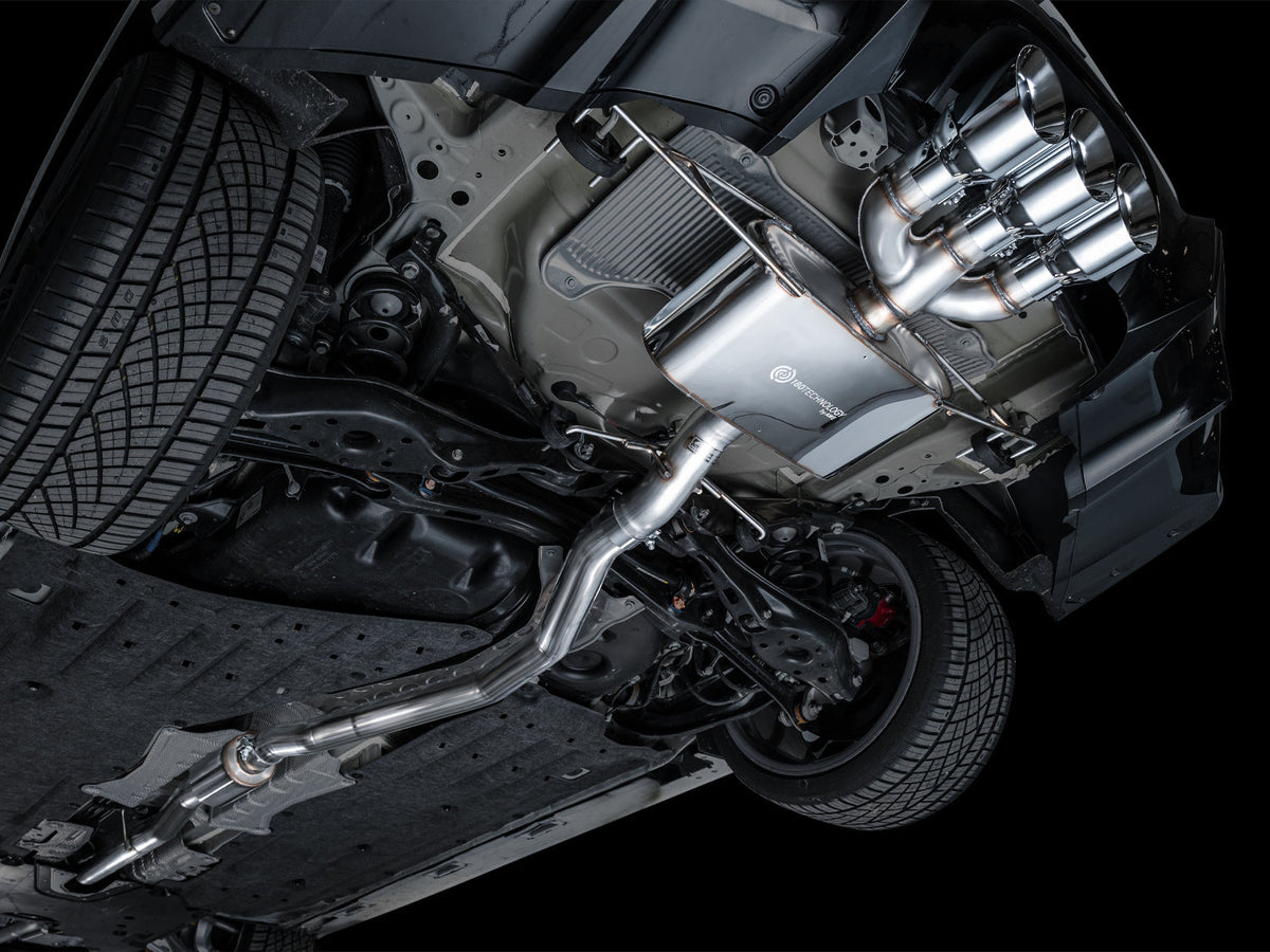 AWE Touring Edition Exhaust for DE5 Integra Type-S - Triple Chrome Silver Tips image 14