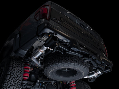 AWE SwitchPath™ Exhaust for Gen 3 Raptor R - Diamond Black Tips image 3