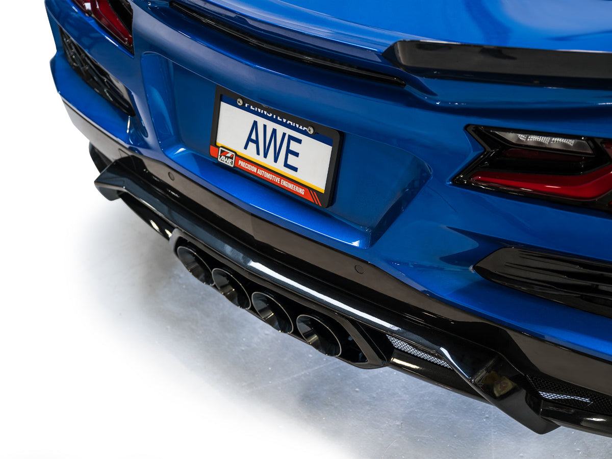 AWE SwitchPath Exhaust for C8 Corvette Z06 - Diamond Black Tips image 11