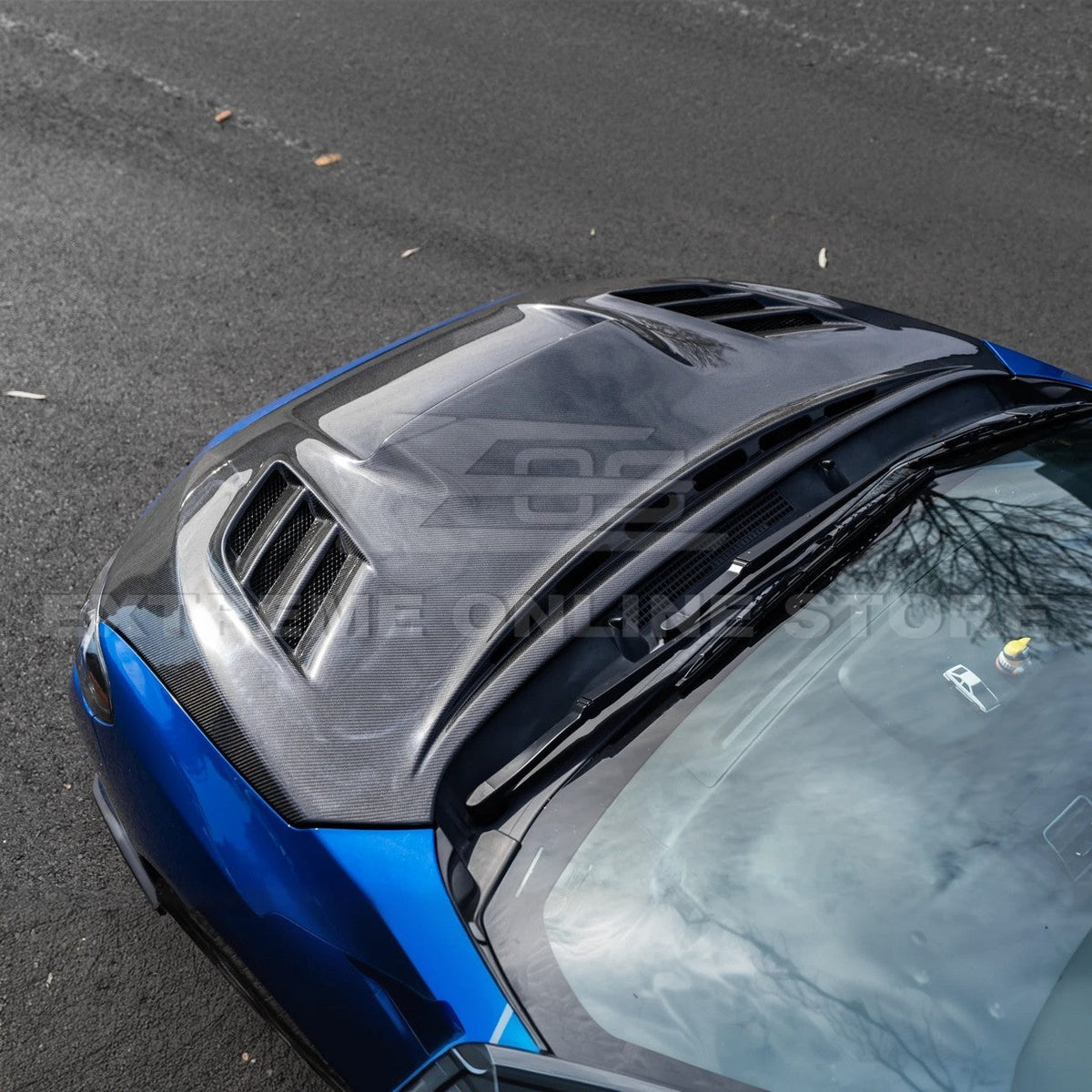 2015-21 Subaru WRX STI Front Vented Hood Cover image 5