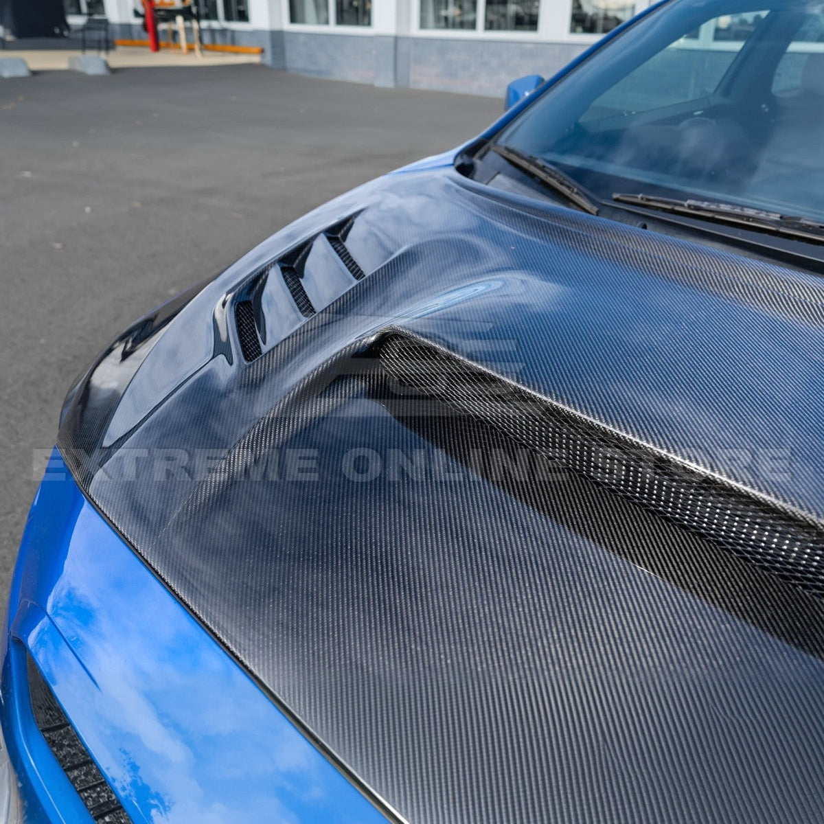 2015-21 Subaru WRX STI Front Vented Hood Cover image 7