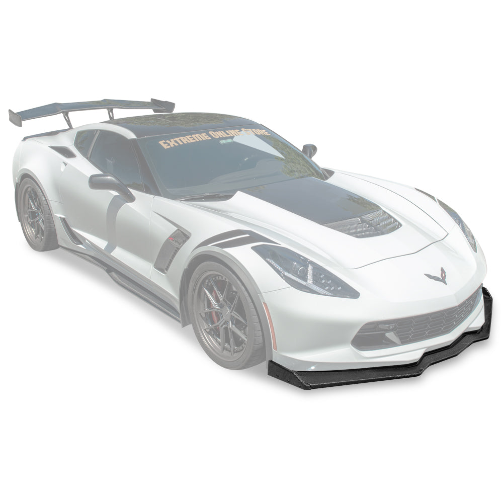 Corvette C7 Stage 2.5 ZR1 Conversion Extended Front Splitter image 18