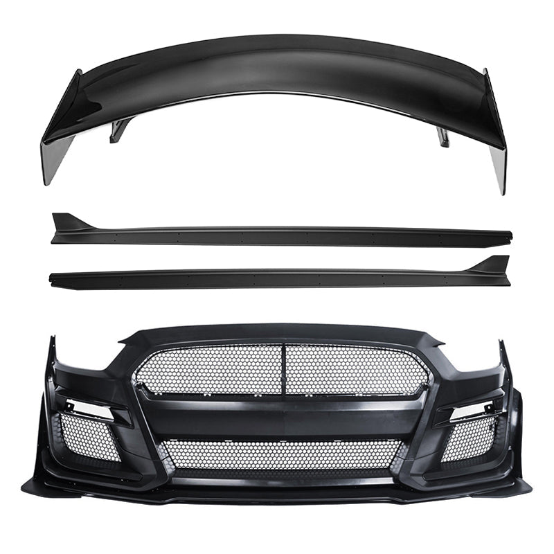 2015-23 Ford Mustang GT500 Conversion Full Body Kit image 2