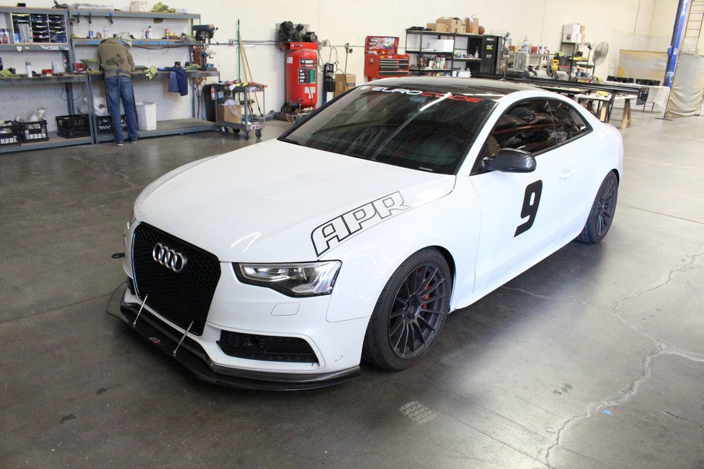 Carbon Fiber Front Wind Splitter - 2013-2017  Audi S5 /RS5 (Stock Bumper)
