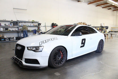 Carbon Fiber Front Wind Splitter - 2013-2017  Audi S5 /RS5 (Stock Bumper)