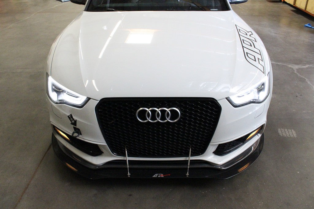 Carbon Fiber Front Wind Splitter - 2013-2017  Audi S5 /RS5 (Stock Bumper)