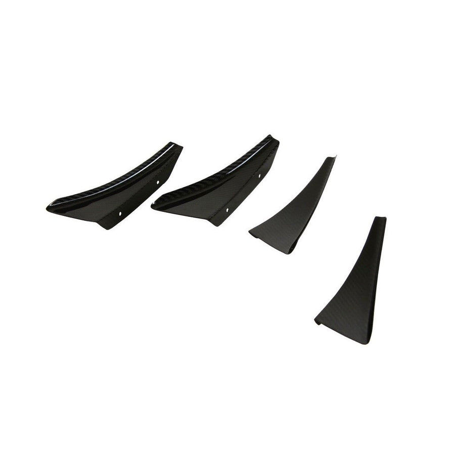 Carbon Fiber Front Bumper Canards - Audi R8 2017-2018