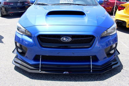 Carbon Fiber Wind Splitter w/ Rods-Subaru WRX/STI 2015-2017 (APR Performance Lip)
