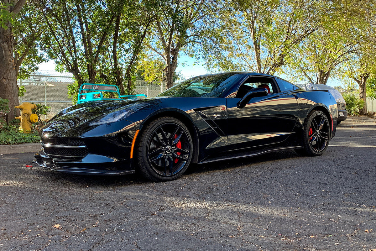 Corvette C7 Z06 Conversion Side Skirts Rocker Panels image 5