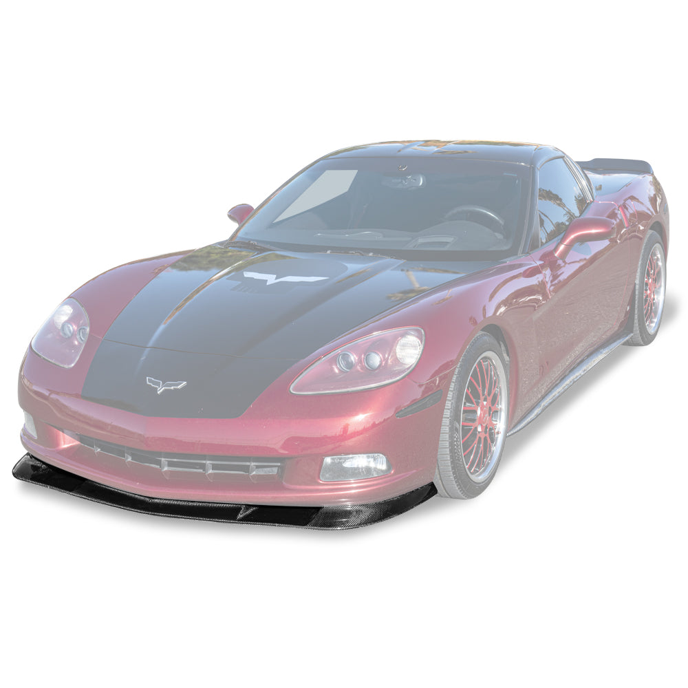Corvette C6 Base Extended Front Splitter Lip | ZR1 Conversion Package image 1