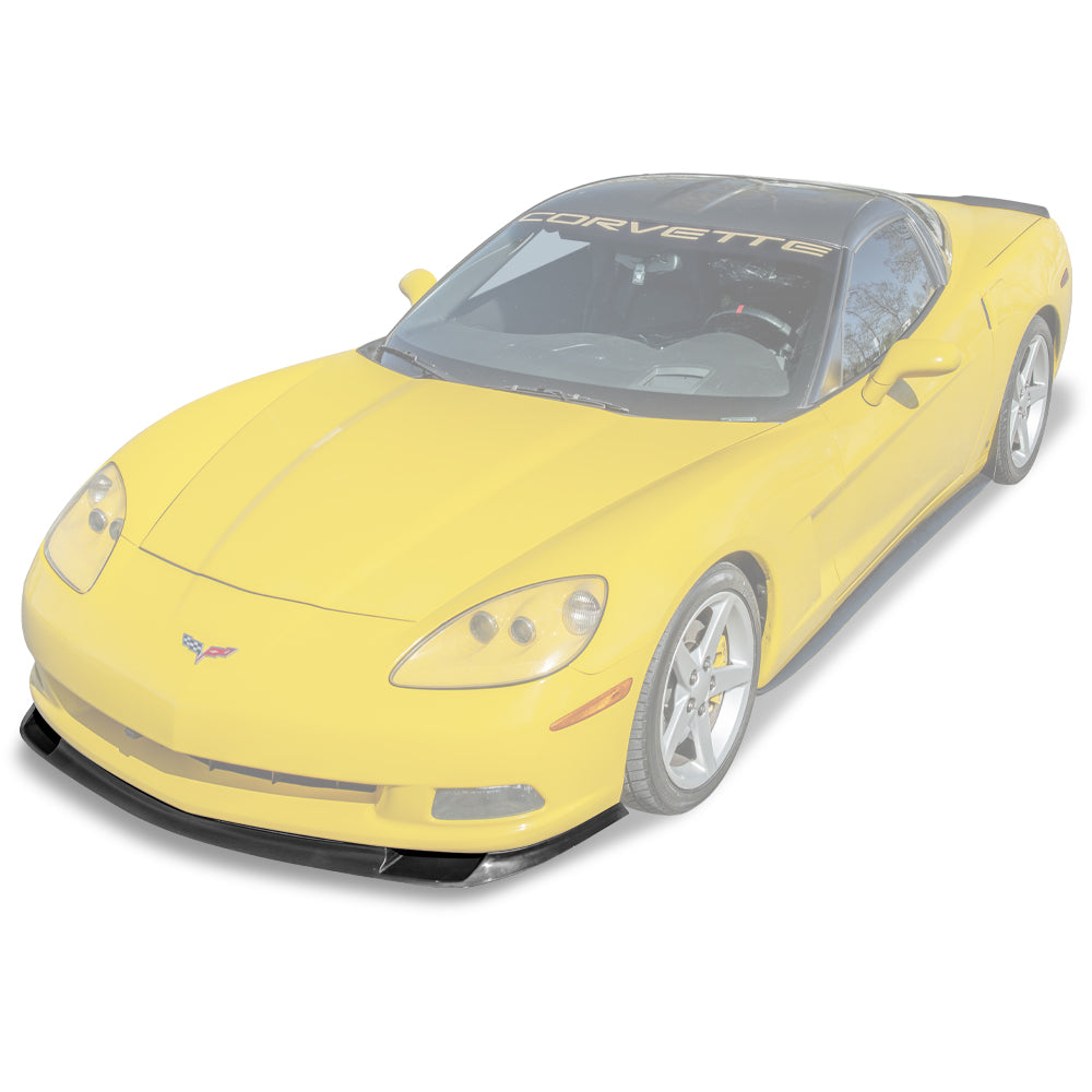 Corvette C6 Base Model ZR1 Conversion Front Splitter Lip image 3