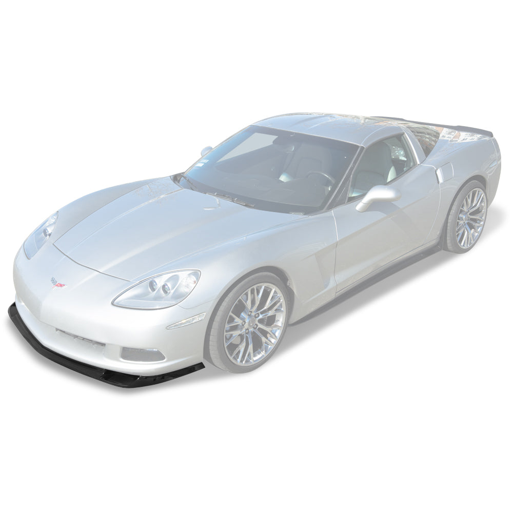 Corvette C6 Base Model ZR1 Conversion Front Splitter Lip image 21
