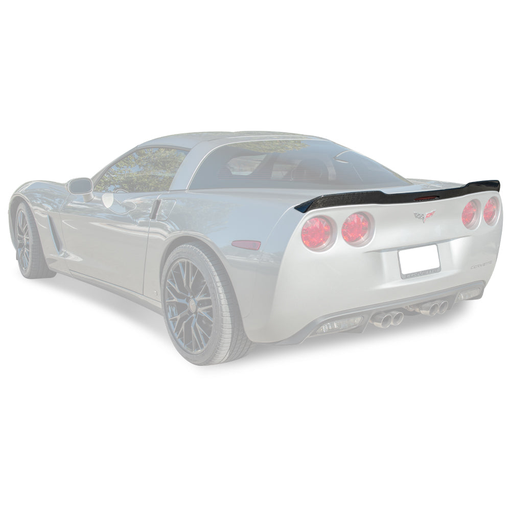 Corvette C6 ZR1 Extended Rear Trunk Spoiler image 1