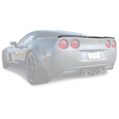Corvette C6 ZR1 DRY CARBON FIBER Conversion Rear Trunk Spoiler image 36