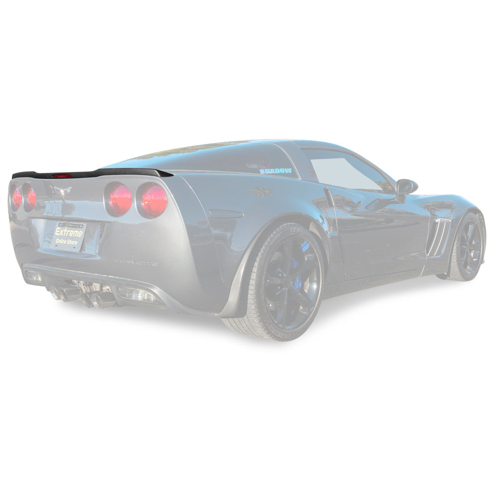 Corvette C6 ZR1 DRY CARBON FIBER Conversion Rear Trunk Spoiler image 3