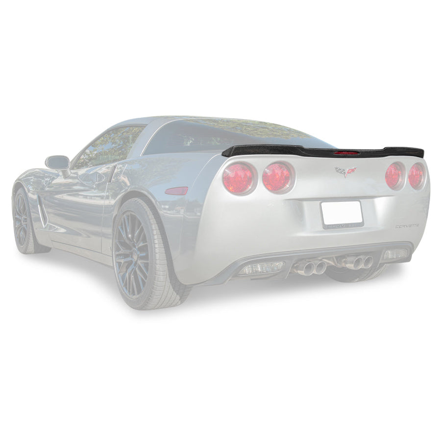 Blemished / Outlet - Corvette C6 ZR1 DRY CARBON FIBER Conversion Rear Trunk Spoiler image 1