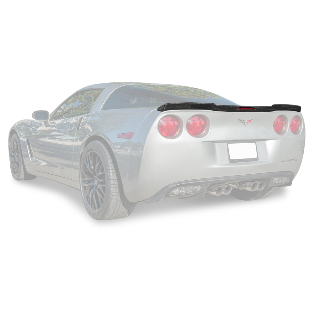 Corvette C6 ZR1 DRY CARBON FIBER Conversion Rear Trunk Spoiler image 53
