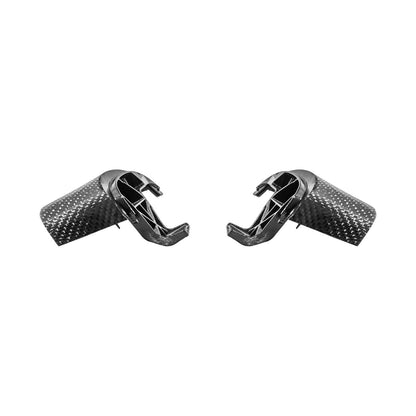 Corvette C6 Dry Carbon Fiber Steering Wheel Button Control Bezel Covers image 4