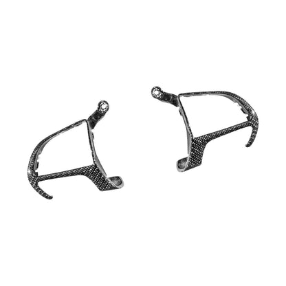 2015-Up Dodge Charger Challenger Durango Carbon Fiber Steering Wheel Button Trim Bezel Replacements image 1