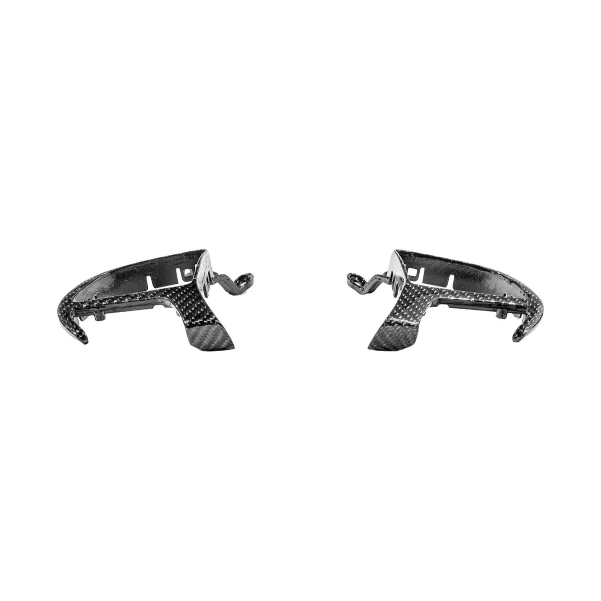 2015-Up Dodge Charger Challenger Durango Carbon Fiber Steering Wheel Button Trim Bezel Replacements image 4