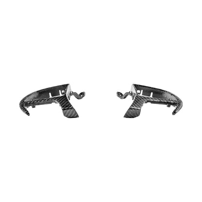 2015-Up Dodge Charger Challenger Durango Carbon Fiber Steering Wheel Button Trim Bezel Replacements image 4