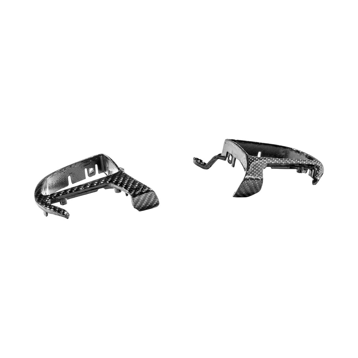 2015-Up Dodge Charger Challenger Durango Carbon Fiber Steering Wheel Button Trim Bezel Replacements image 7